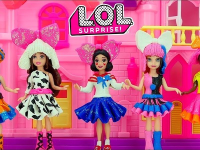 Play Doh LOL Surprise Dolls Fashion Dress - Pranksta Luxe Fanime Diva Glitter Queen