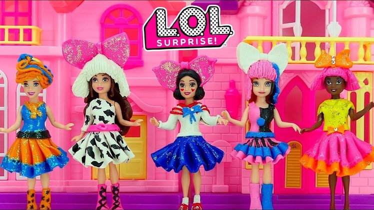 Play Doh LOL Surprise Dolls Fashion Dress - Pranksta Luxe Fanime Diva Glitter Queen