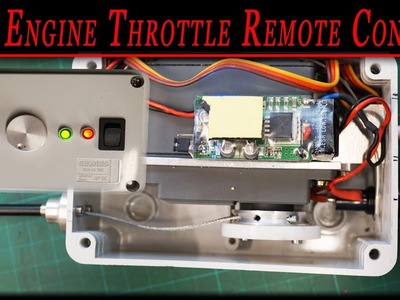 RC tractor remote control [DIY engine throttle remote control] for under $60