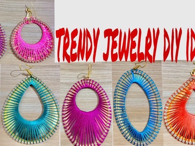 Trendy jewelry diy ideas ||  silk thread earrings new designs || Handmade silk thread earrings