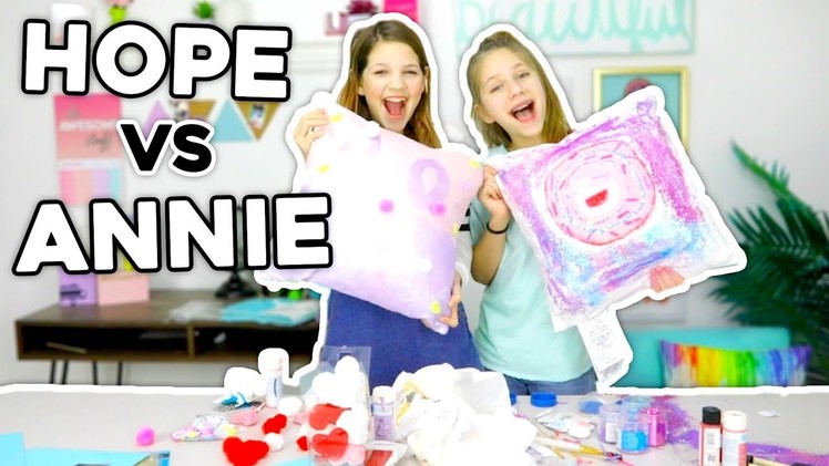 Valentine's Day DIY Challenge! Hope Marie vs Annie Rose