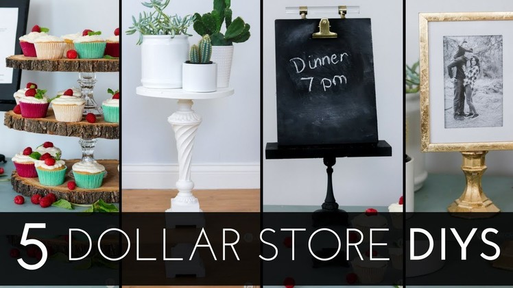5 Dollar Store and Thrift DIYS - Thrifty DIY home decor