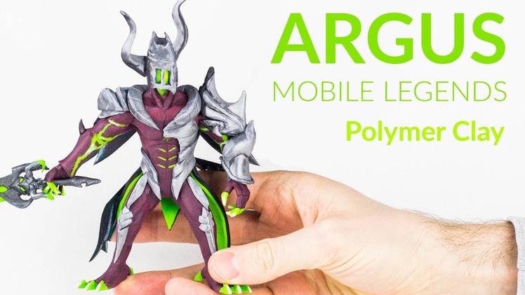 Argus Nightstalker (Mobile Legends) – (Part 1) Polymer Clay Tutorial