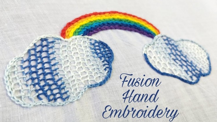 Blanket Stitch Filling (Hand Embroidery Work)