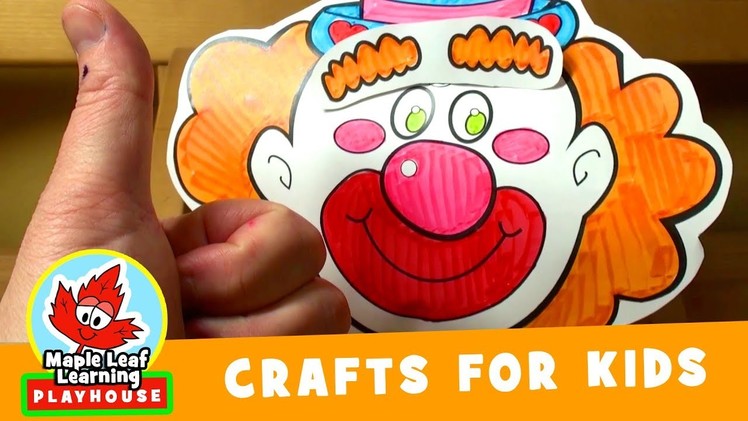Clown Craft for Kids | Maple Leaf Learning Playhouse