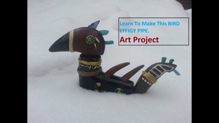CRAFT PROJECT Stone Effigy Pipe Painting & Details ART