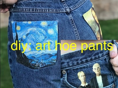 Diy: art hoe pants