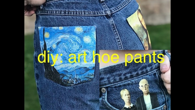 Diy: art hoe pants