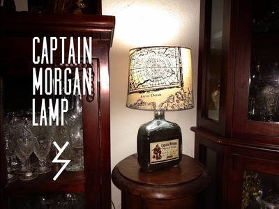 DIY Captain Morgan Lamp