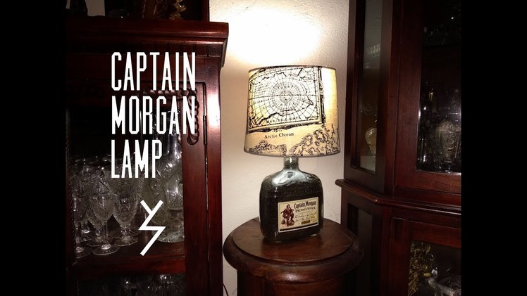 DIY Captain Morgan Lamp