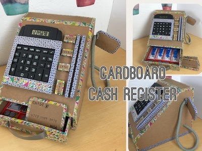 Diy cardboard cash register