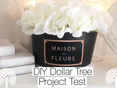 DIY Dollar Tree Flower Box | DIY Project Test