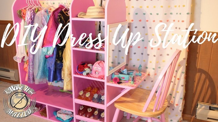 DIY Dress Up Station with vanity!