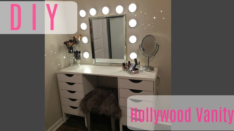 DIY Hollywood vanity | Under $150 | Beauty on a Budget