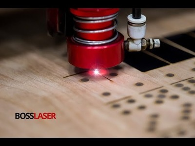 DIY Laser Cut. Engrave Wooden Dominoes w. Box - Boss Laser Free Download