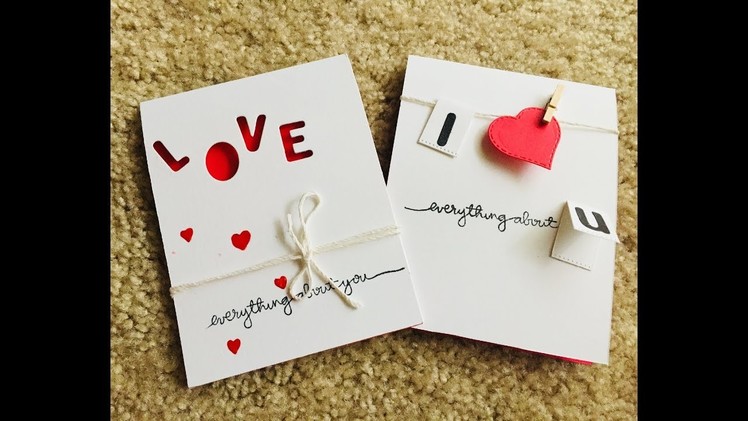 DIY Valentine’s Day Card | Anniversary Card | Handmade | valentine cards handmade
