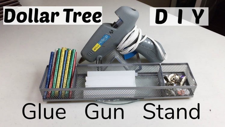 Dollar Tree DIY Glue Gun Stand | So Darn Easy To Make!