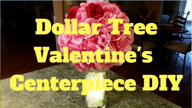 Dollar Tree Valentine’s Centerpiece DIY