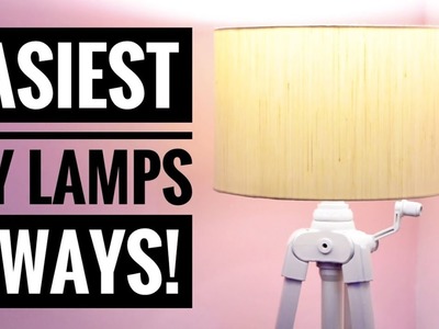 EASY DIY'S YOU NEED TO KNOW | DIY FLOOR LAMP AND CLOUD LAMP | UPAASANA LAMBA