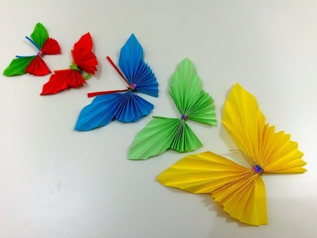 Easy Paper Butterfly - Origami Butterfly