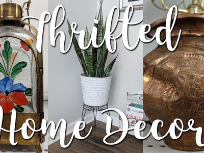 Goodwill Thrift with Me Home Decor and DIY Thrifted Before & After
