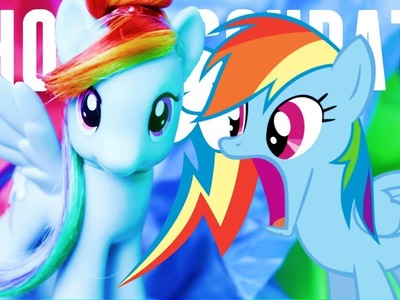 How To Make a Show Accurate RAINBOW DASH Brushable Toy!