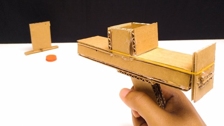 How to Make a Toy Gun for kids | DIY Mini gun