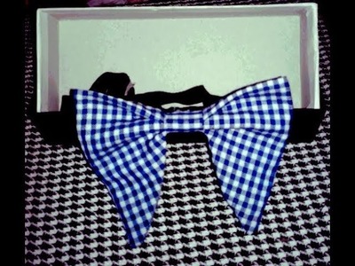 How to make fabric butterfly bow tie for men ## easy diy