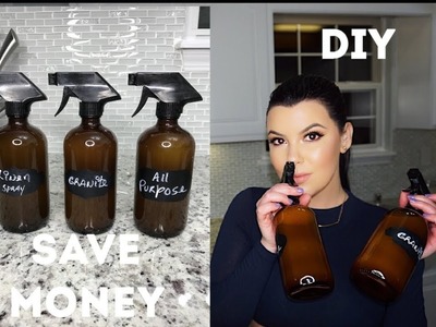 HOW TO MAKE YOUR OWN CLEANING PRODUCTS. DIY Using Essential Oils