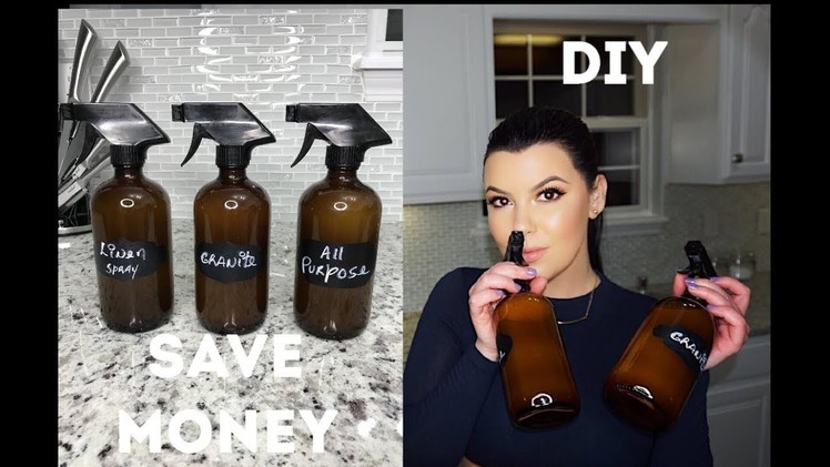 HOW TO MAKE YOUR OWN CLEANING PRODUCTS. DIY Using Essential Oils