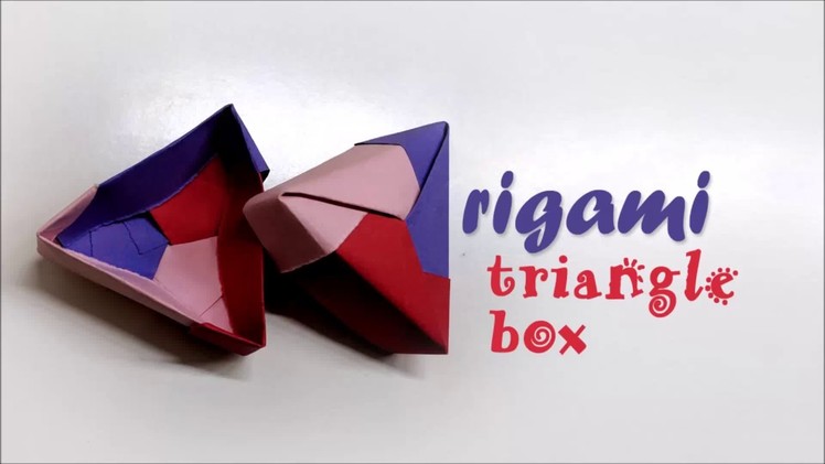 Origami Triangle Box