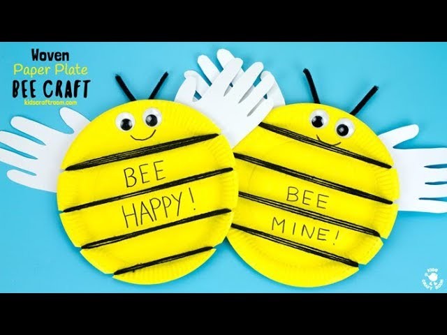 Paper Plate Bee Craft