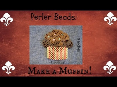 Perler Beads: How to make a Muffin