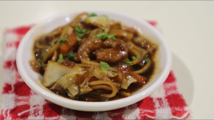 Pinoy Food: Saucy Pancit Canton Recipe (Stir Fry Noodles) (DIY) (ASMR)