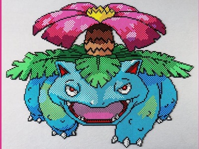 Pokémon VENUSAUR (Big Version) - Perler Beads. Hama Beads