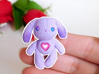 Polymer Clay Bunny Plush Tutorial ♥ Valentine's Day