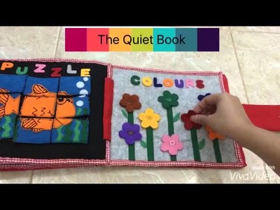 The Quiet Book - easy, simple and basic handmade felt activity book, puzzle book - for kids