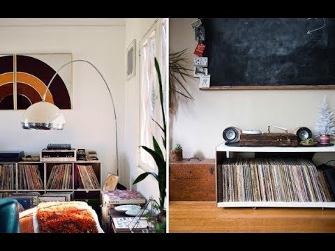 Top 40 Vinyl Record Storage Ideas | DIY IKEA Shed Box Rack Towers Kallax Divider Roll Holders 2018