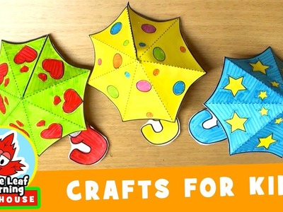 Umbrella Craft for Kids | Maple Leaf Learning Playhouse