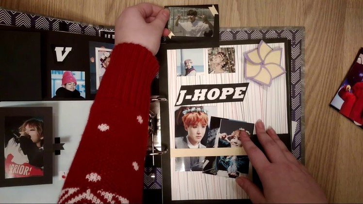^BTS-themed Scrapbook^DIY^K-Pop^альбом посвещенный BTS^
