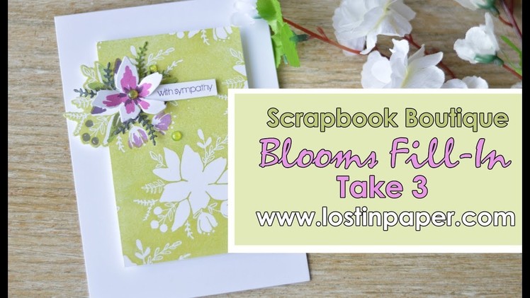 Concord & 9th Blooms Fill In - Take 3 for Scrapbook Boutique!