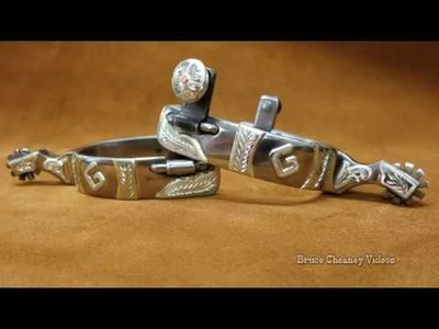 Cowboy Spurs - Handmade Spur by Bruce Cheaney - Cowboy Vlog