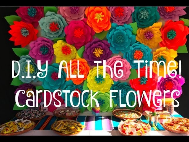 D.I.Y All the Time! Cardstock Flower