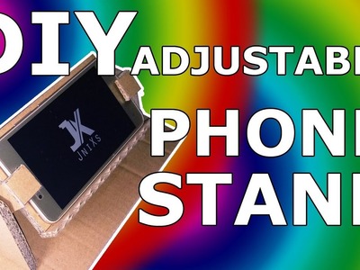 DIY Adjustable Phone Stand Using CardBoard