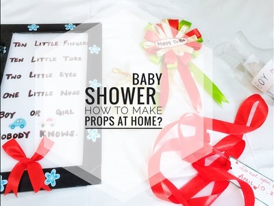 DIY Baby Shower Props || Easy & Fun