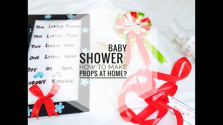 DIY Baby Shower Props || Easy & Fun