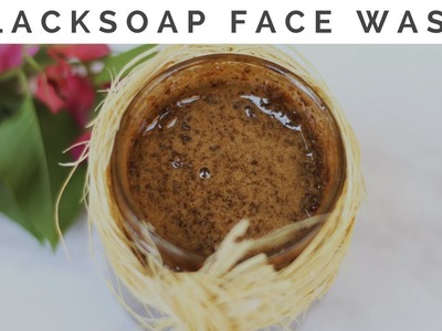 DIY BLACK SOAP FACE WASH