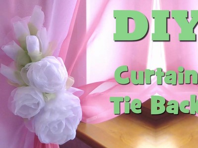 DIY Curtain Tie Backs