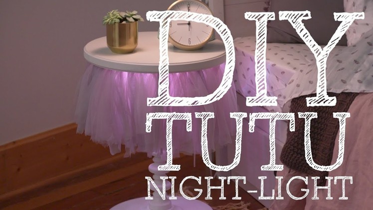DIY Light-Up Tutu Nightstand - HGTV