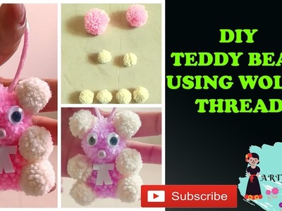 DIY simple and prettiest teddy bear using thread